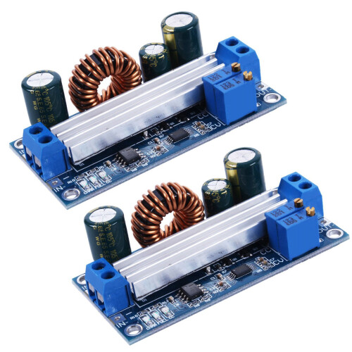 2X - Auto Buck Boost Voltage Converter Step Down/ Step  Voltage Regulator Adjustable  5V-30V to 0.5-30V
