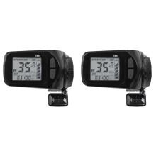 2X 24V/36V/48V/60V S886 Ebike Panneau D'Affichage LCD Accélérateur AU Pouce 5PIN 6PIN pour Vélos électriques E-Scooter (5PIN)