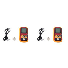 2X Jauge D'épaisseur à Ultrasons GM100 1,2-225 mm (Acier) Jauge de Testeur D'épaisseur à Ultrasons LCD Numérique Résolution 0,1 mm