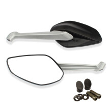 Espejo Retrovisor para Motocicleta para Diavel 14 para 821 1200 1200S Plata
