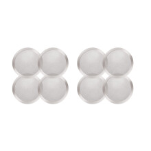 Paquete de 8 Filtros de Acero Inoxidable Reutilizables para Cafeteras