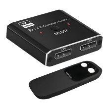 8K   2 in 1 Out/ 1 in 2 Out Display Port DP  Supports 8K30Hz 4K120Hz for PC Monitor Laptop Etc