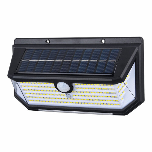 Luminária de parede solar externa Miayilima, com sensor de movimento e 2 modos.