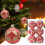 Black Christmas Baubles Set – 6pcs Shatterproof Tree 1
