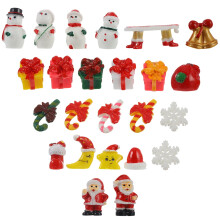 Weihnachtliche Schneekugel-Feenfiguren aus Kunstharz, 6 Stück