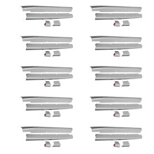 10X Car Chrome Front Grille Trim for Spacia Custom MK53S Car Accessories