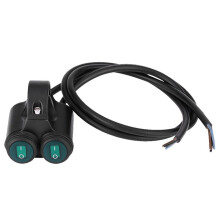 Interruptor de Botón de Control Doble para Faros Delanteros, Frenos y Antiniebla de 22 mm para Motocicleta Universal B