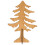Wooden Christmas Tree Cutouts for DIY Decor 12 pcs 1