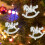 Staron Christmas Carousel Hanging Ornaments, Silver, 6 pcs 1