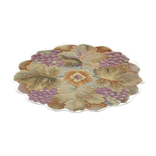3D-Design eines wärmeleitenden Teppichs in Blumenform