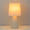 Pleated Table Lamp Boho Style 1 Pack 1