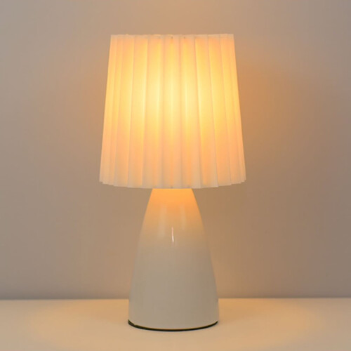 Pleated Table Lamp Boho Style 1 Pack