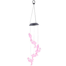 Solar-Flamingo-Windspiel, Außendekoration