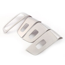 Roestvrijstalen Autoruitliftschakelaarpaneelafdekking voor  Hs 2018 2019 2020 2021 Accessoires, Zilver