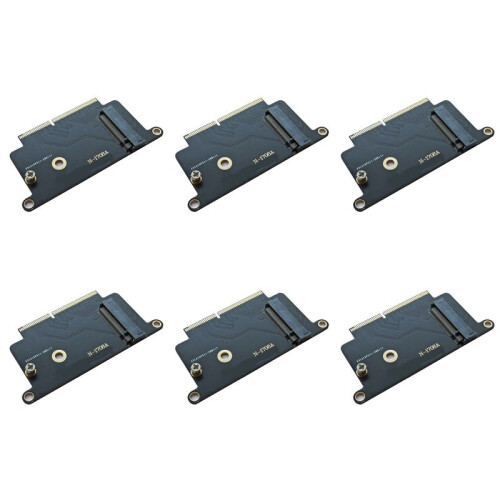 6X Cartão de Conversão SSD M.2 NGFF M-Key NVME Adequado para  Pro 2016 2017 13 POLEGADAS A1708 A1707 A1706