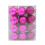 Mancro Shatterproof Orange Plastic Christmas Hanging Ball 1