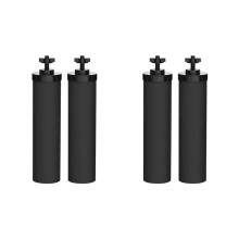 4PCS Water Filter Replacement for Black Activated Carbon BB9-2 Filters for Gravity-Fed Water Filter System