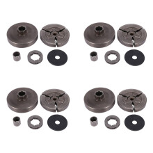 4X Tambor de Embrague Y Embrague Y Rueda Dentada Y Cojinete de Agujas Apto para Motosierra China 4500 5200 5800