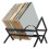 Tier Vinyl Record Storage Desktop Display Rack Desktop Bookshelf CD Display Stand Desktop Magazine Bookshelf 2