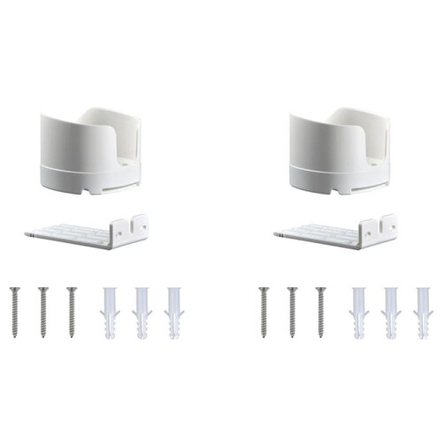 2X Router Wall Mount Bracket Mesh WiFi System Storage Bracket with Cord Management for Office for  Deco M4/E4/P9