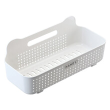 Wandgemonteerde plastic opbergmand – één maat