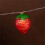 Strawberry String Lights 10 LED Plastic Decor 1