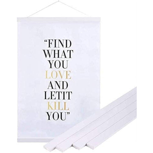 Magnetische posterhanger, licht hout, 20 cm