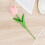 Lalele artificiale albe din mătase – buchet central de 34 cm 1