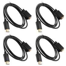 4X  to VGA Cable (DP to VGA Cable) 6 Feet