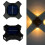 Refletor solar de parede – Refletor à prova d'água com iluminação para cima e para baixo. 2