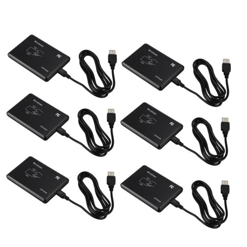 6X USB RFID DeskTop ID Kartenlesegeraet Kartenleser Kontaktlos Card Reader