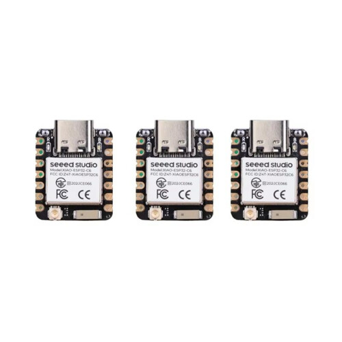 Per XIAO ESP32C6-2.4 GHz WiFi 6,  5.3 per Zigbee Thread (802.15.4), ESP Rain Maker, AWS IoT,  Azure 3 Pezzi