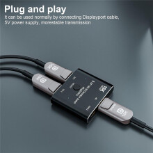 DP16K  Bi-Direction 8K@120Hz 4K@240Hz Splitter Converter for Multiple Source Displays 16K DP Video Converter