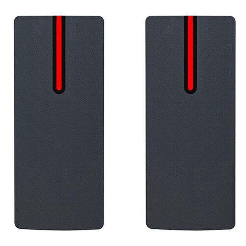 2X IP68 Waterproof IC Card Reader 13.56Khz Proximity Card Access Control Slave Reader Support Wiegand 26/34 Output