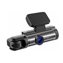 Dubbel Dash Cam Fram och Inuti, Dashcams för Bilar med IR Night Vision Loop Recording, Motion Detection, 32G TF-Kort
