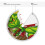 Weihnachtsbaumrock mit Fransen und Spitze, 122 cm, Polyester 5