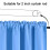 Cantonnière en polyester bleu ciel 5718 pouces 5