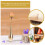 Kupferne Mini-Vasen, 2er-Set – Goldene dekorative Tischvase 4