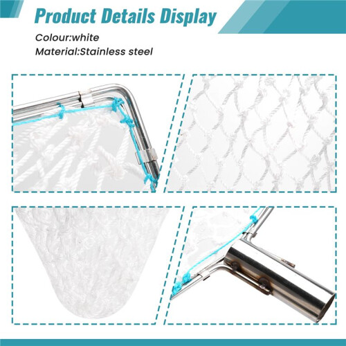 Flat Stainless Steel Net Nylon Net Anti-Hanging Net Small Mesh Size Replace Hanging Net Floor Net Aperture Width35cm