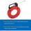 Fish Tape Hand Wire Puller Width Fishtape, Electrician Reel Pull Wires Cable Hand Puller ATE Tools, Wire Fishing Tools 4