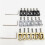 10,8 mm Elgitarr Kalebassbro Mässing Brosadel Vibrato Brosadel 6-Strängad Gitarrsadel Silver 3