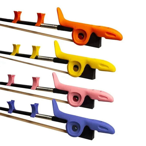 Violin Bow-Holding Device Hand Corrector Straight Bow-Holding Device Bow-Carrying Correction Hand Shape Yellow 2