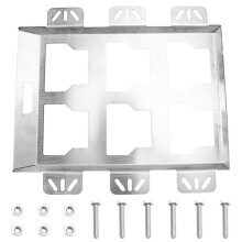 Tool Storage Rack Toolbox Holder Wall-Mounted Toolbox Rack for Tool Storage and Organization Systems 50 Lbs