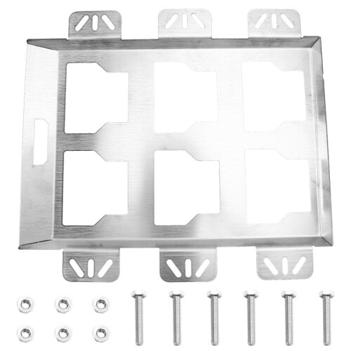 Tool Storage Rack Toolbox Holder Wall-Mounted Toolbox Rack for Tool Storage and Organization Systems 50 Lbs