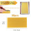 30Pcs Bee Hive Foundation Sheets, Deep Beeswax Foundation Sheets for Bee Frames Beekeeping Tool 41.5x19.5cm 7