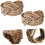 8pcs Handmade Woven Napkin Rings Decorative Holders for Dining Table Party Wedding Holiday Event Table Setting Rustic 7