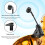 Saxophone Wireless Microphone System,2.4G Transmitter & Receiver for Wind Instruments,164FT Range,Plug & 5