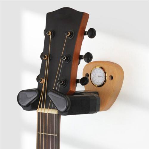Krok för Gitarrhängare med Hygrometer Gitarrstativ Universal Guitar Display Fäste för Elgitarr Ukulele Bas 2