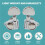 Guitar String Knob Grover String Winder Fully Enclosed Guitar String Tuning Pegs Keys Tuners Machine Heads 5