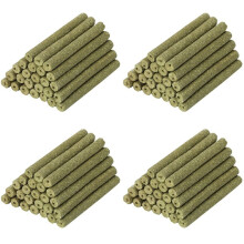 160 PCS Natural Mixed Grass Stick Chinchilla Chew Toys for Guinea Pig Rabbit Gerbil Bunny and Other Small Animals
